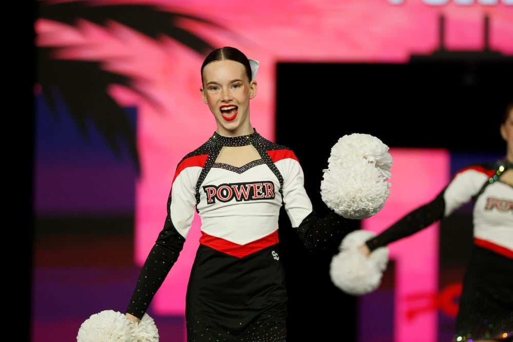Cheerleaderka oddílu TJ TZ Rakovník
